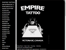 Tablet Screenshot of empiretattoo.ca